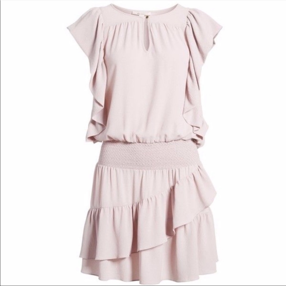 Ella Moss waist ruffle minidress size S